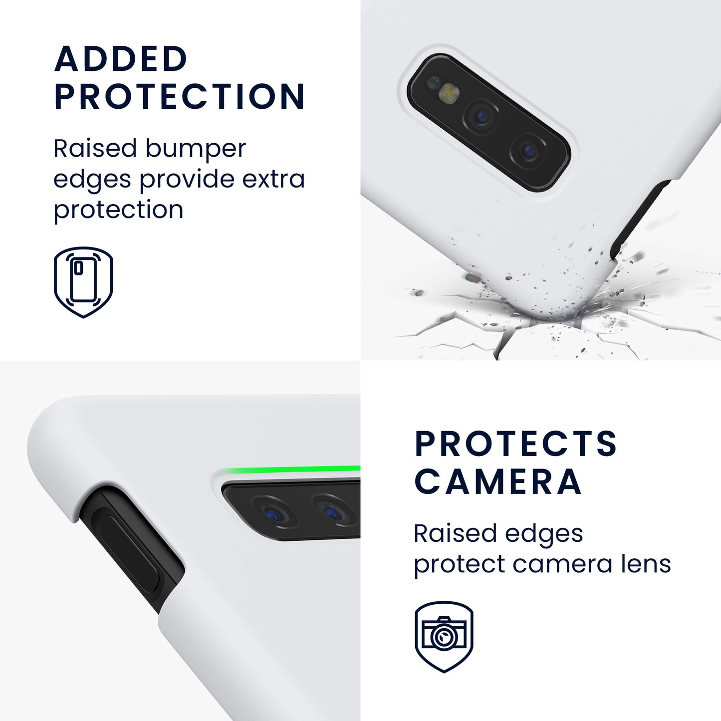 kwmobile Phone Case for Samsung Galaxy S10e - Silicone Cover for Wireless Charging - Protective Case