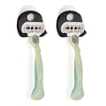 kwmobile Suction Cup Holder for Razors for Glass and Tiles Wet Shaver Suction Cup Holder Set Wall Hooks