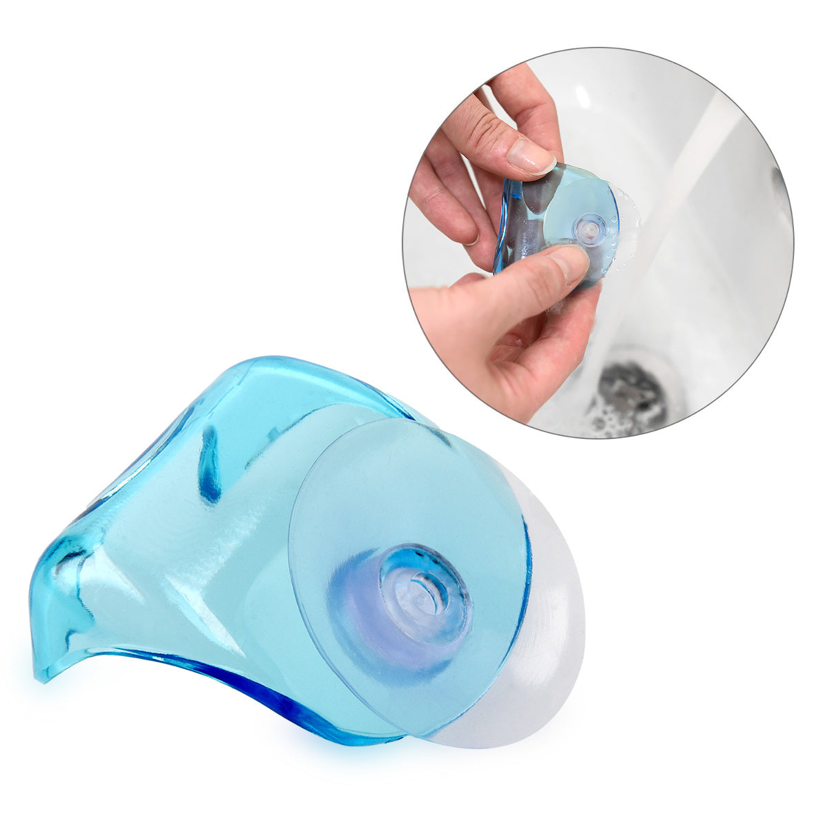 kwmobile Suction Cup Holder for Razors for Glass and Tiles Wet Shaver Suction Cup Holder Set Wall Hooks