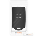 kwmobile Car Key Cover Compatible with Renault 4-Button Smart Key (Keyless Go Only)