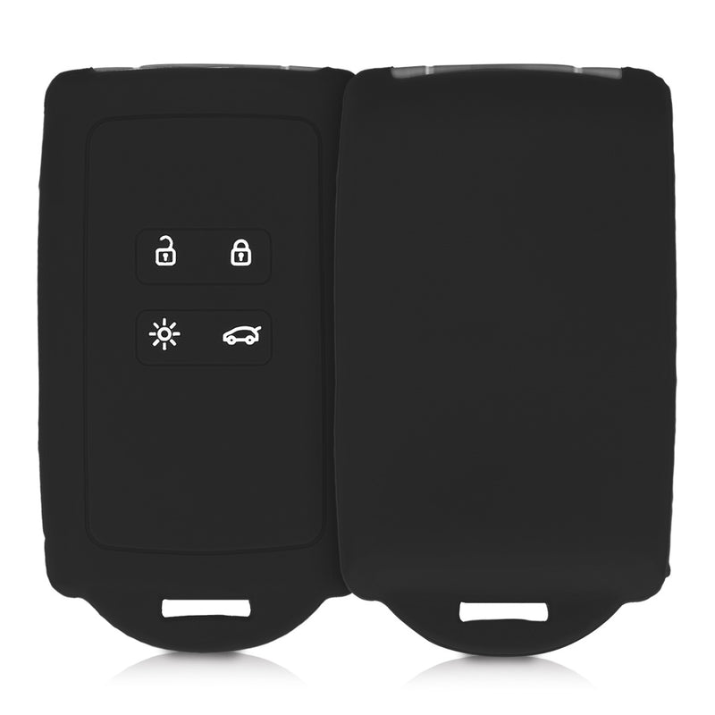 kwmobile Car Key Cover Compatible with Renault 4-Button Smart Key (Keyless Go Only)