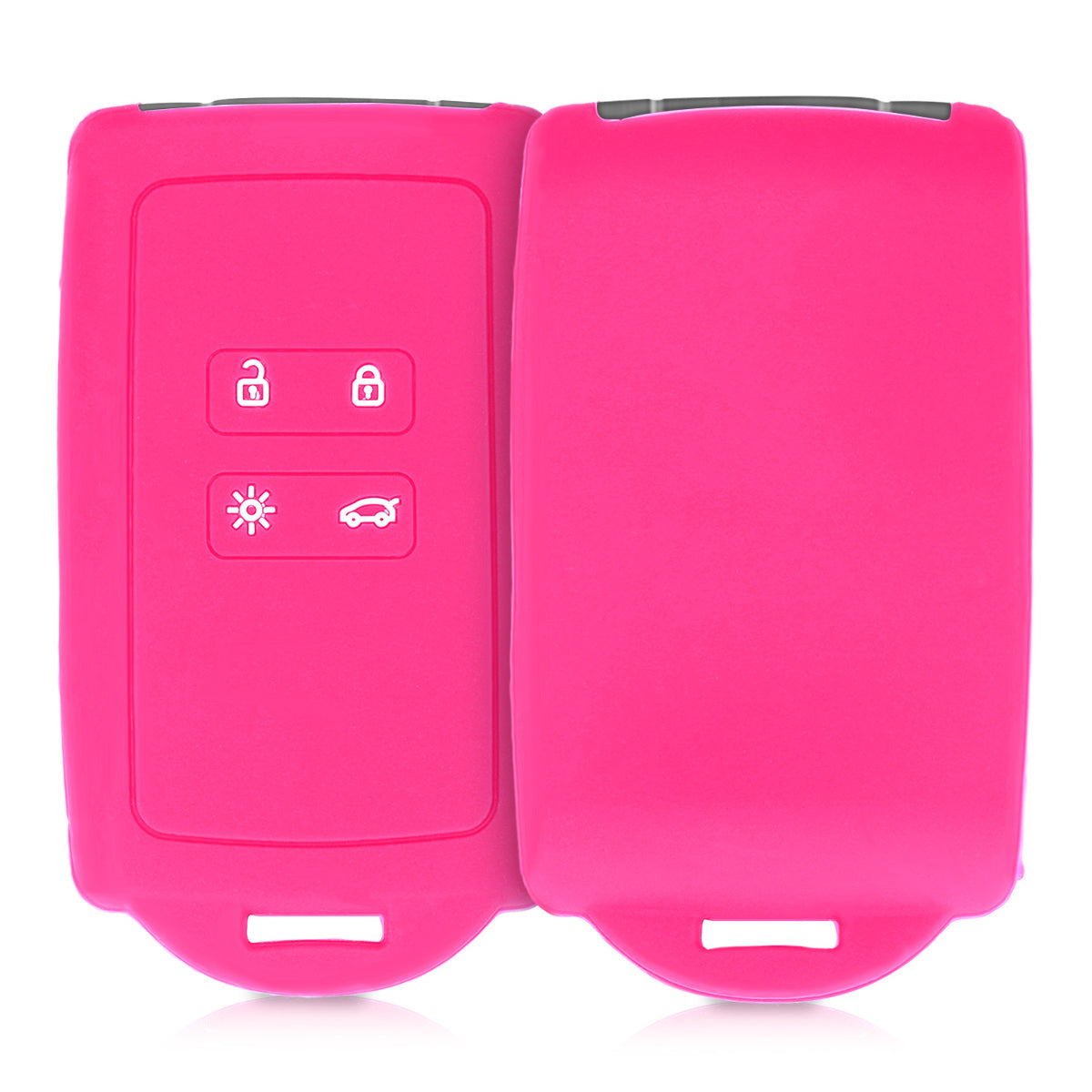 kwmobile Car Key Cover Compatible with Renault 4-Button Smart Key (Keyless Go Only)
