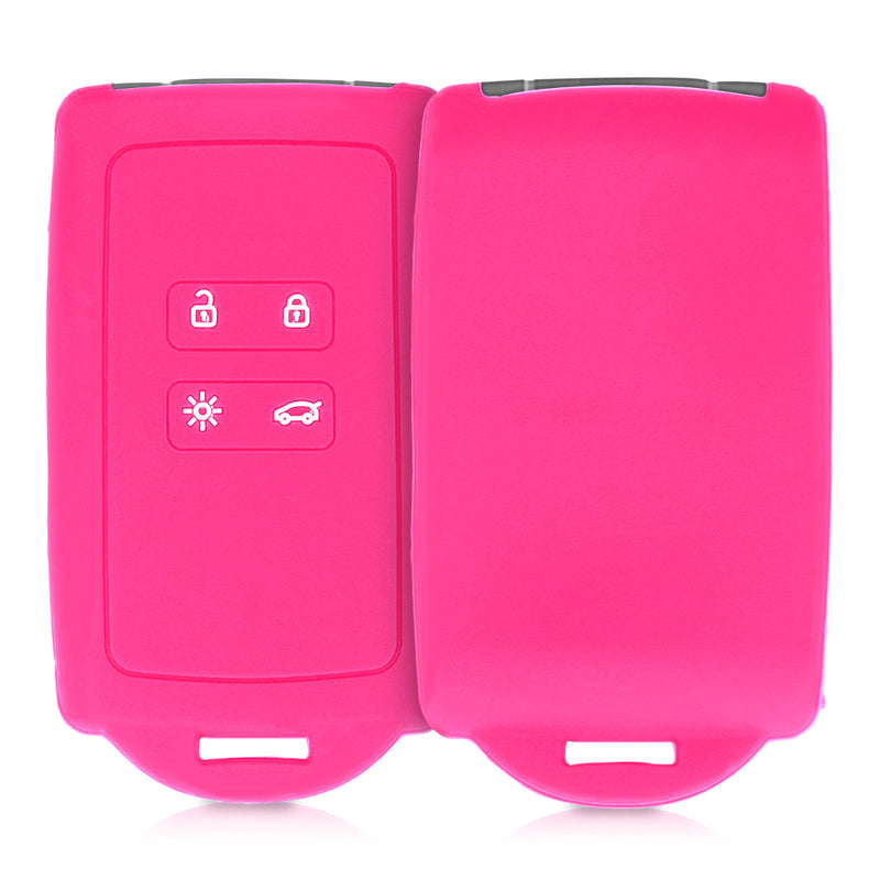 kwmobile Car Key Cover Compatible with Renault 4-Button Smart Key (Keyless Go Only)