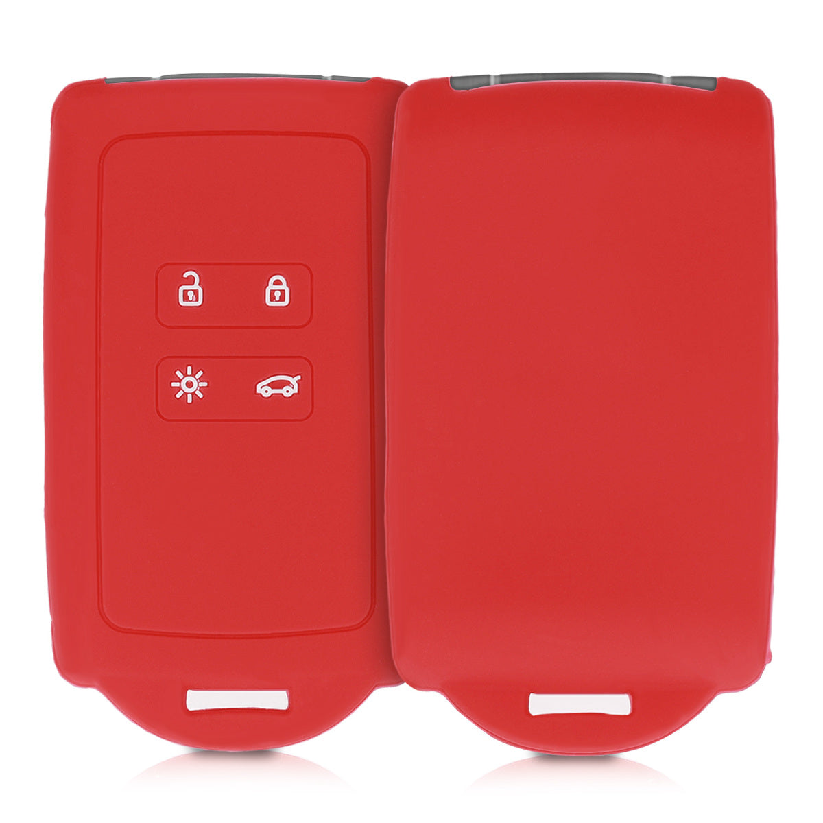 kwmobile Car Key Cover Compatible with Renault 4-Button Smart Key (Keyless Go Only)