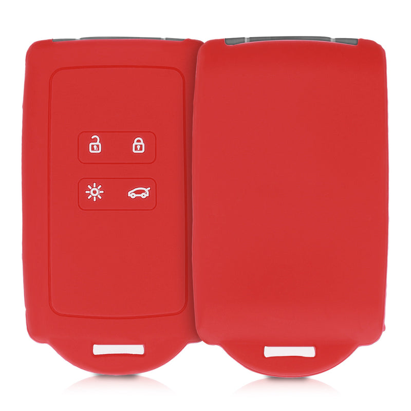 kwmobile Car Key Cover Compatible with Renault 4-Button Smart Key (Keyless Go Only)