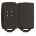 kwmobile Car Key Cover Compatible with Renault 4-Button Smart Key (Keyless Go Only)