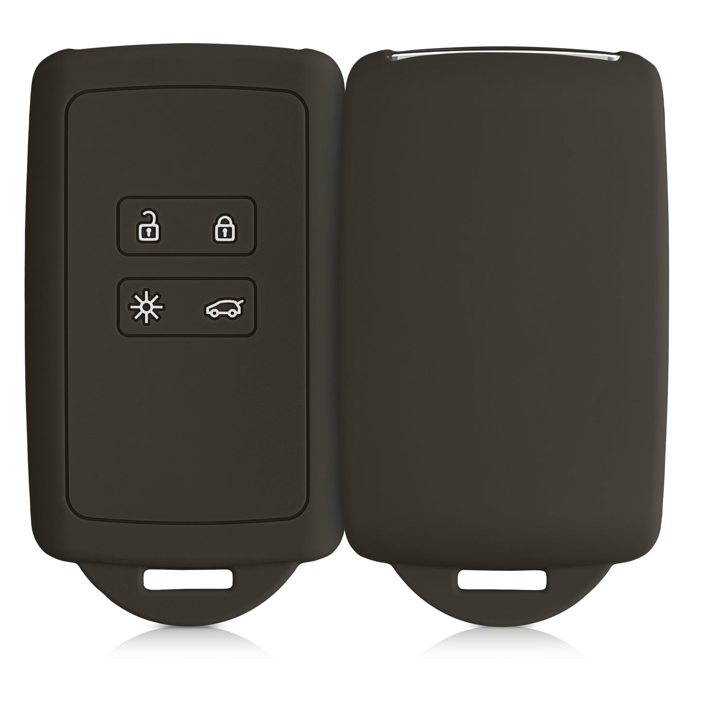 kwmobile Car Key Cover Compatible with Renault 4-Button Smart Key (Keyless Go Only)
