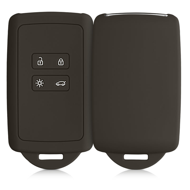 kwmobile Car Key Cover Compatible with Renault 4-Button Smart Key (Keyless Go Only)
