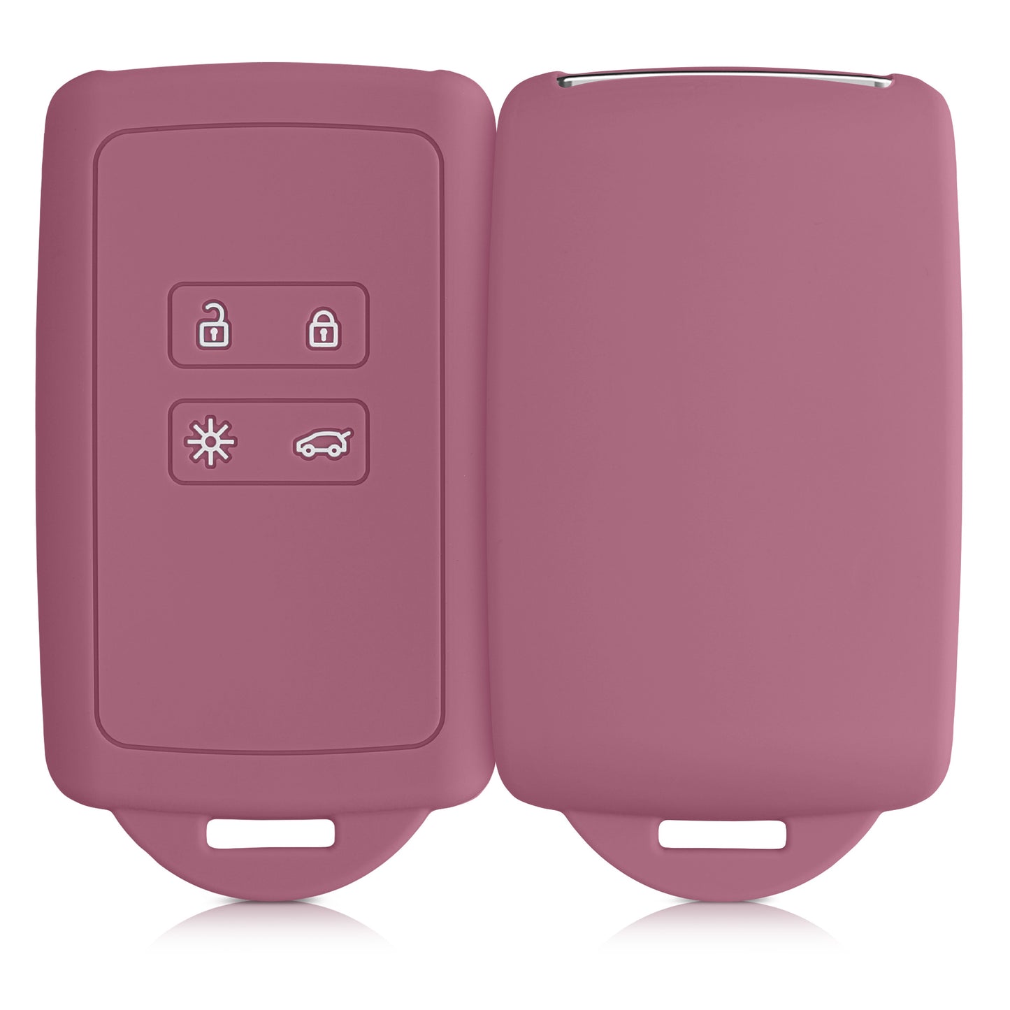 kwmobile Car Key Cover Compatible with Renault 4-Button Smart Key (Keyless Go Only)