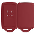 kwmobile Car Key Cover Compatible with Renault 4-Button Smart Key (Keyless Go Only)