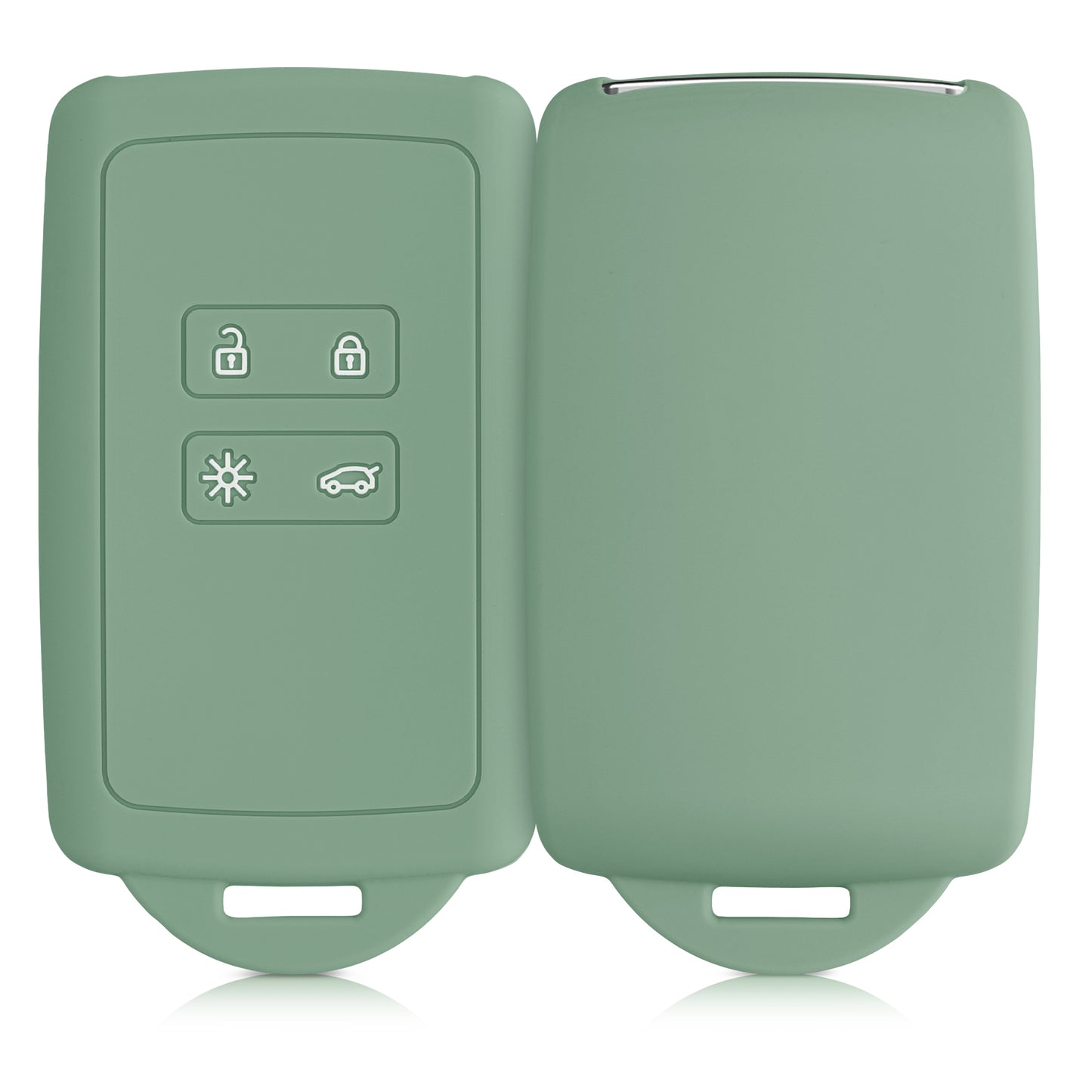 kwmobile Car Key Cover Compatible with Renault 4-Button Smart Key (Keyless Go Only)