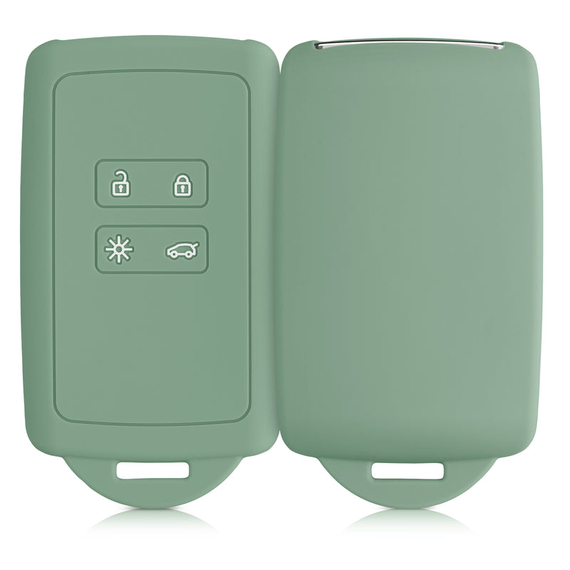 kwmobile Car Key Cover Compatible with Renault 4-Button Smart Key (Keyless Go Only)