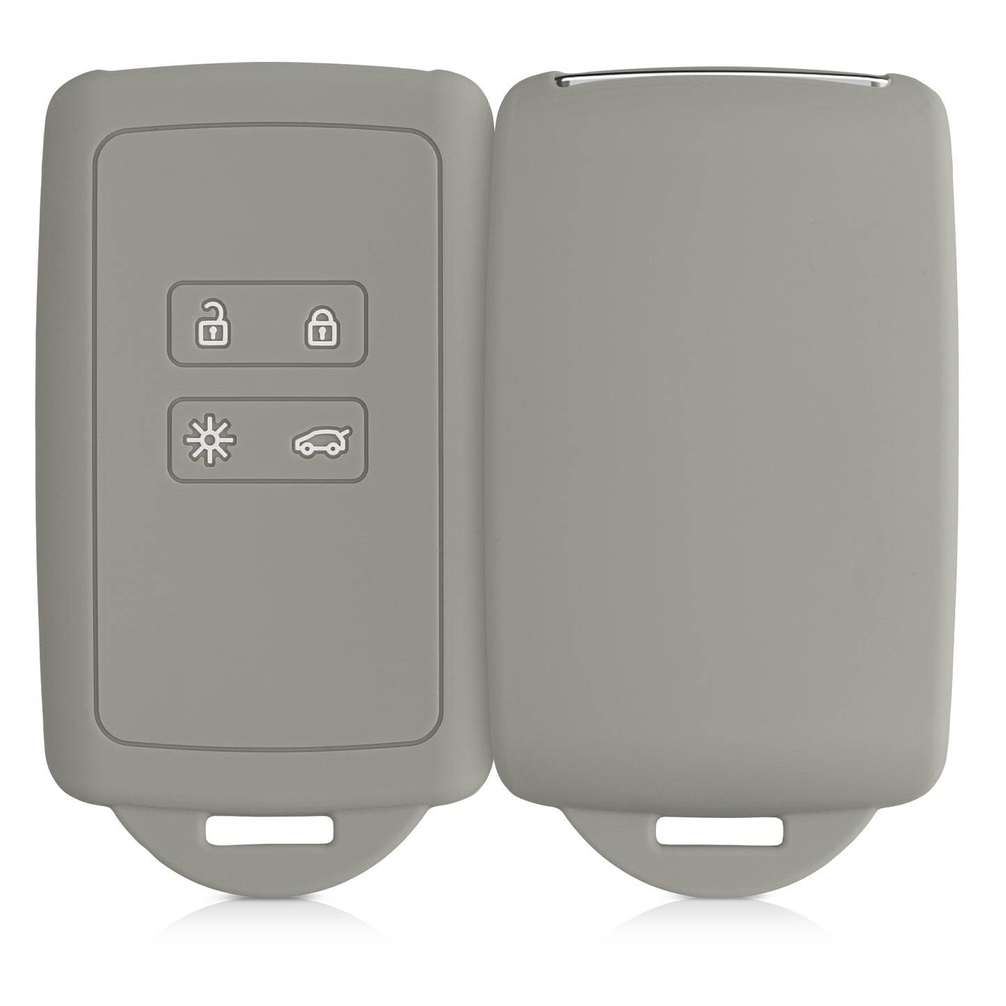 kwmobile Car Key Cover Compatible with Renault 4-Button Smart Key (Keyless Go Only)