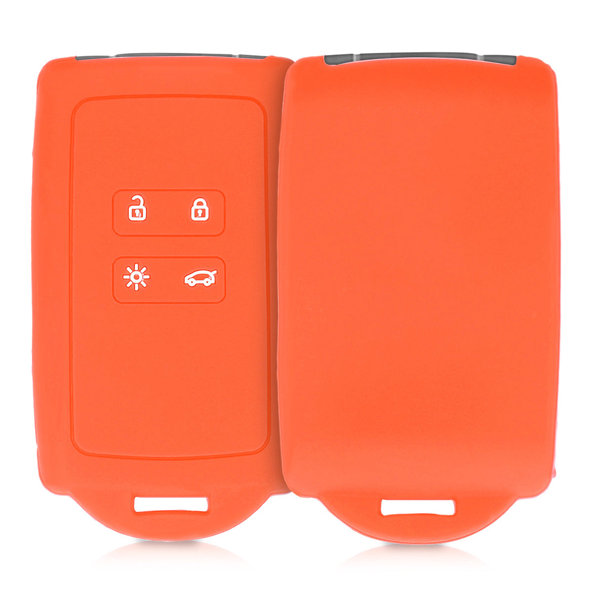 kwmobile Car Key Cover Compatible with Renault 4-Button Smart Key (Keyless Go Only)