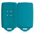 kwmobile Car Key Cover Compatible with Renault 4-Button Smart Key (Keyless Go Only)