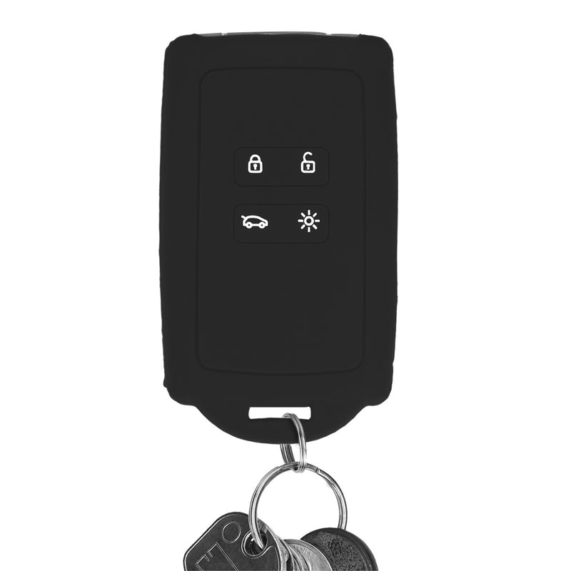 kwmobile Car Key Cover Compatible with Renault 4-Button Smart Key (Keyless Go Only)