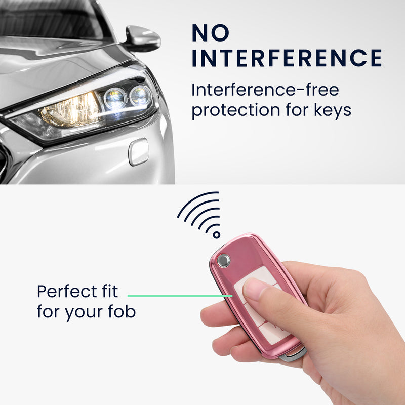Silicone cover compatible with VW Skoda Seat car key