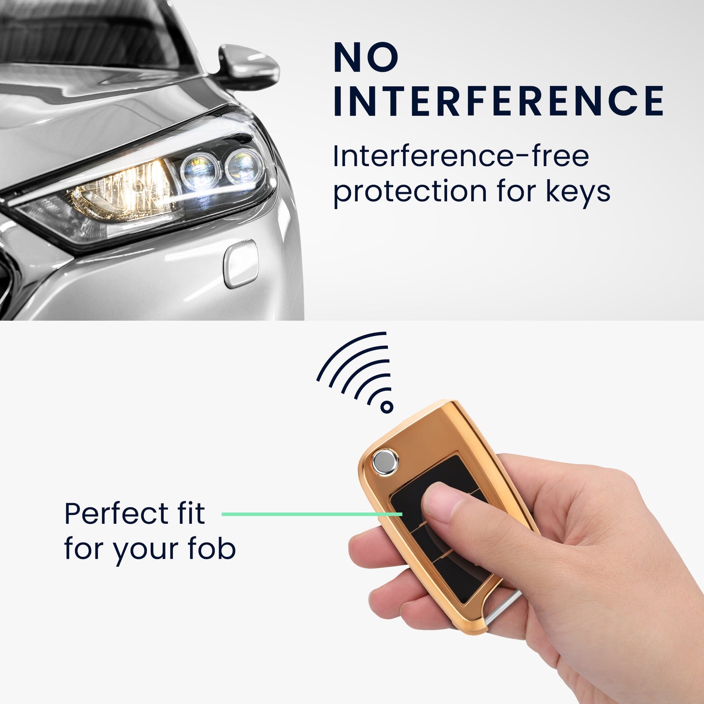 Silicone Case Compatible with VW Golf 7 MK7 Car Key