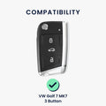 Silicone Case Compatible with VW Golf 7 MK7 Car Key