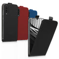 kwmobile Schutzhülle kompatibel mit Samsung Galaxy A50 - Hülle Handy - Flip Case Handyhülle Schwarz Schwarz  