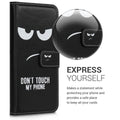 kwmobile Wallet Case compatible with Samsung Galaxy A50 Cover - with Stand and Card Slots