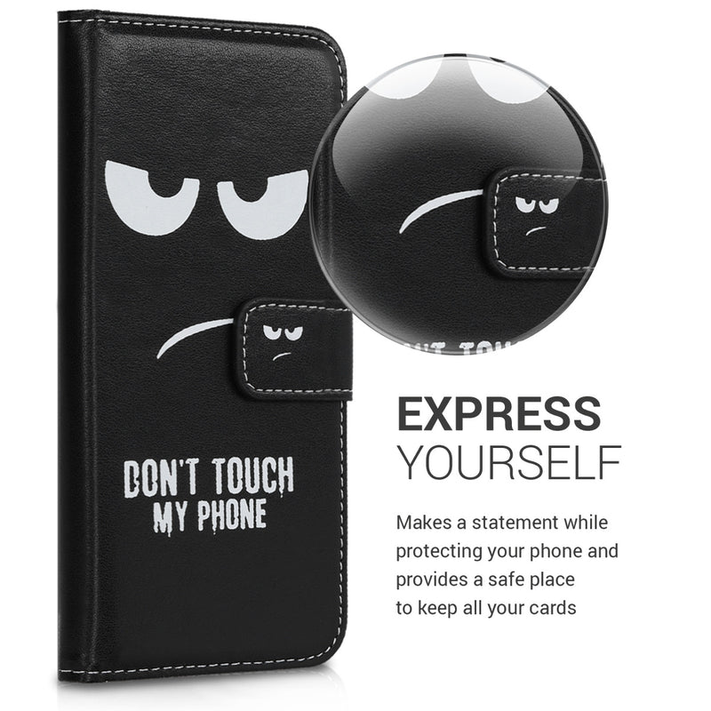 kwmobile Wallet Case compatible with Samsung Galaxy A50 Cover - with Stand and Card Slots