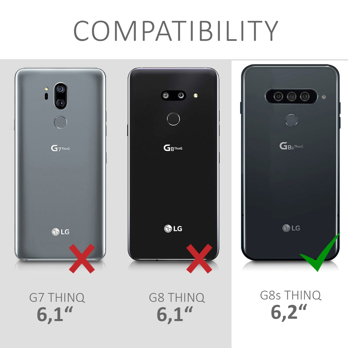 kwmobile Phone Case for LG G8s ThinQ - Protective Cover