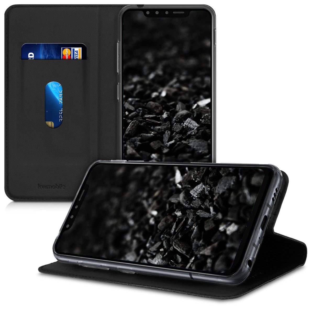 kwmobile Case Compatible with LG G8s ThinQ Flip Cover Case
