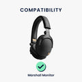 kwmobile Ear Pads for Marshall Monitor Headphones Replacement Parts Over Ear Headphones