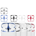 kwmobile Staubschutz Sticker kompatibel mit Apple Airpods 1 & 2 - Metallstaub Schutz Aufkleber Skins in Schwarz Schwarz  