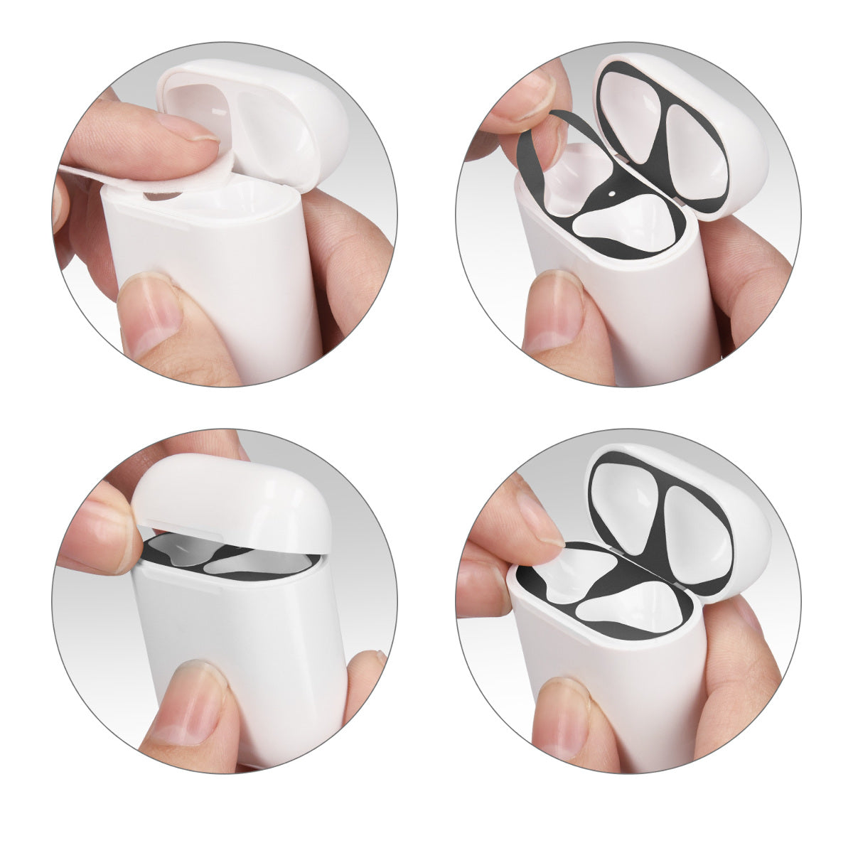 Dustproof Sticker compatible with Apple Airpods 1 & 2