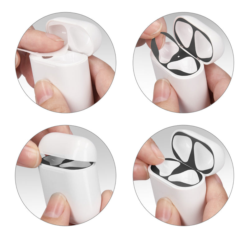 Dustproof Sticker compatible with Apple Airpods 1 & 2