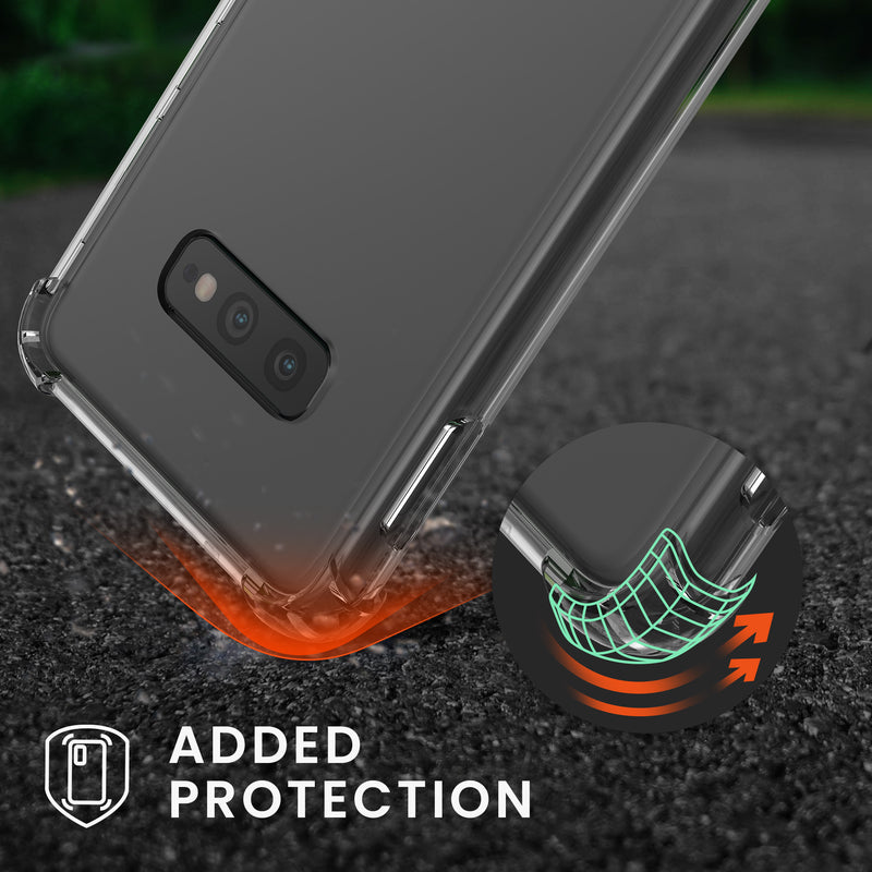 kwmobile Necklace Case compatible with Samsung Galaxy S10e Silicone Cover with Lanyard Phone Case