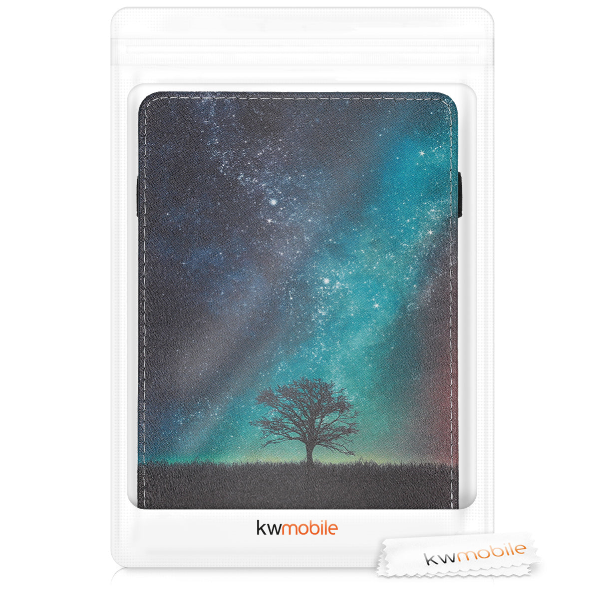 kwmobile Case Compatible with Kobo Aura H2O Edition 2 - Cover with Hand Strap and Stand