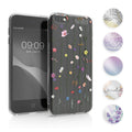 kwmobile Hülle kompatibel mit Apple iPod Touch 6G / 7G (6. und 7.Generation) - Silikon Backcover Schutzhülle - Cover Case Zwei Farben Gelb Rosa Pink  [dsg11]