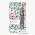 kwmobile Necklace Case Compatible with Huawei Mate 20 Lite Cover Silicone Case with Lanyard Transparent Magnolias