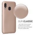 kwmobile Phone Case for Samsung Galaxy A40 - Metallic Shimmering Silicone Case - Protective Cover