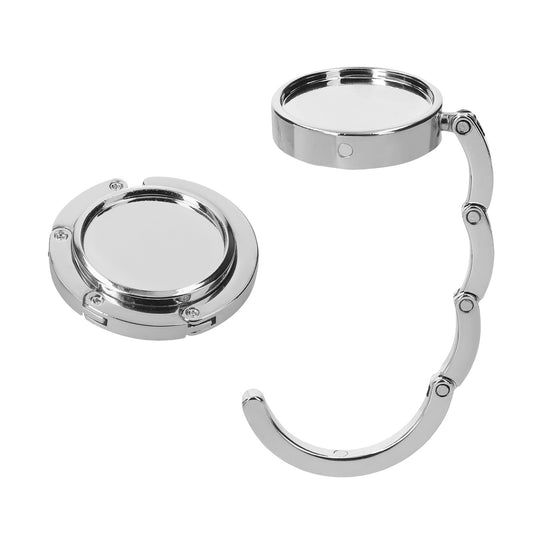 kwmobile Taschenhalter für Tisch - 2x Handtaschenhalter für Tisch - Taschenhaken faltbar - Taschen Aufhänger - Taschen