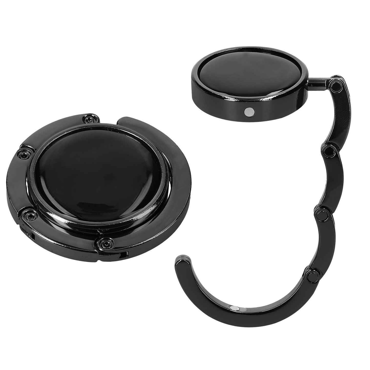 kwmobile Bag Holder for Table - 2x Handbag Holder for Table - Foldable Bag Hook - Bag Hanger - Bag Holder Hook - Table Hook Set