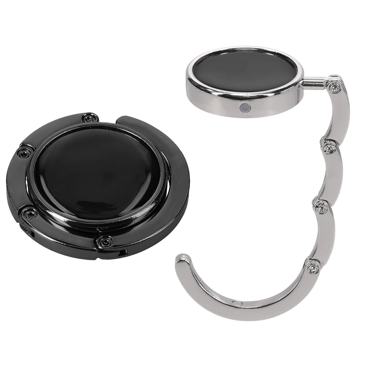 kwmobile Bag Holder for Table - 2x Handbag Holder for Table - Foldable Bag Hook - Bag Hanger - Bag Holder Hook - Table Hook Set