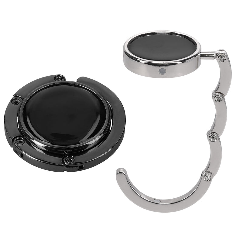 kwmobile Bag Holder for Table - 2x Handbag Holder for Table - Foldable Bag Hook - Bag Hanger - Bag Holder Hook - Table Hook Set