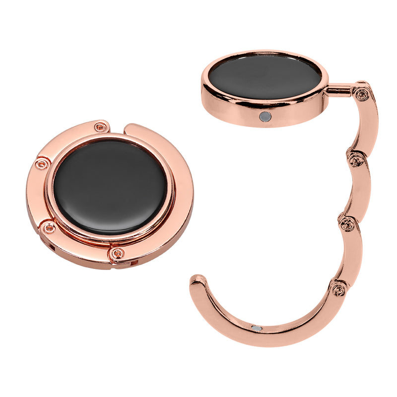 kwmobile Bag Holder for Table - 2x Handbag Holder for Table - Foldable Bag Hook - Bag Hanger - Bag Holder Hook - Table Hook Set