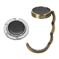 kwmobile Bag Holder for Table - 2x Handbag Holder for Table - Foldable Bag Hook - Bag Hanger - Bag Holder Hook - Table Hook Set