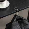 kwmobile Bag Holder for Table - 2x Handbag Holder for Table - Foldable Bag Hook - Bag Hanger - Bag Holder Hook - Table Hook Set