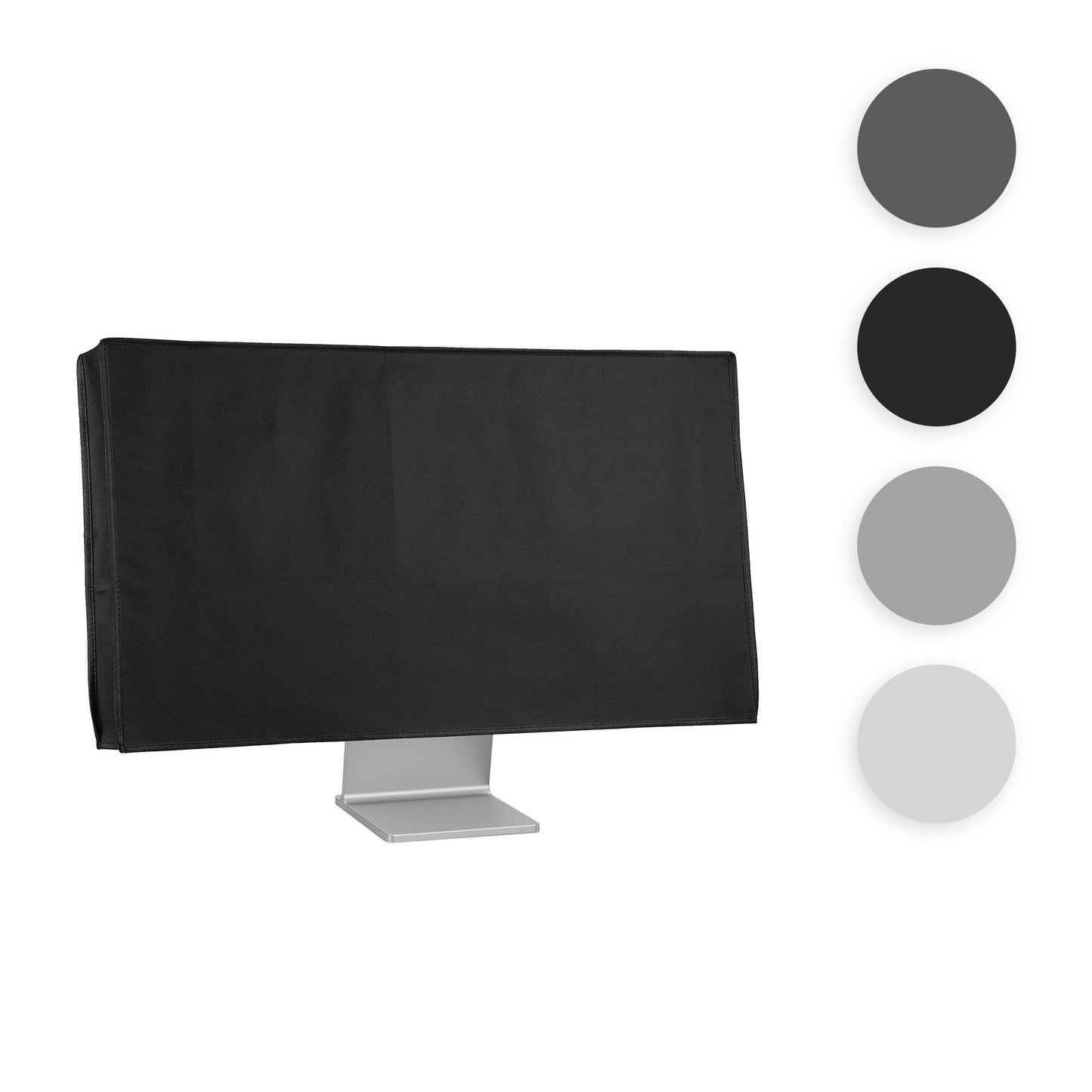 kwmobile Schutzhülle kompatibel mit 34-35" Monitor - Hülle PC Bildschirm - Computer Cover Case - Weiß Weiß  