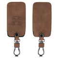 kwmobile Car Key Cover compatible with Renault 4-Button Smart Key (Keyless Go Only) Faux Leather Protective Case Cover