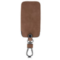 kwmobile Car Key Cover compatible with Renault 4-Button Smart Key (Keyless Go Only) Faux Leather Protective Case Cover