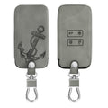 kwmobile Car Key Shell compatible with Renault 4-Button Smart Key (Keyless Go only) Protective Cover