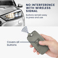 kwmobile Car Key Shell compatible with Renault 4-Button Smart Key (Keyless Go only) Protective Cover