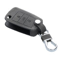 kwmobile Car Key Cover Compatible with VW Golf 7 MK7 3-Button Car Key Fob Faux Leather Protector Key Cover